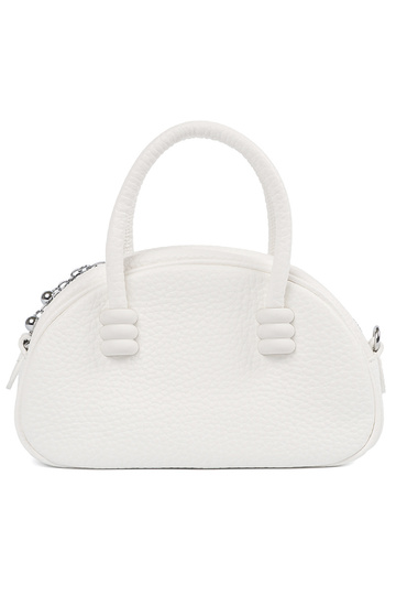 Monedero blanco con correas