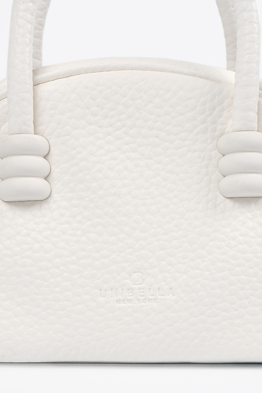 Monedero blanco con correas