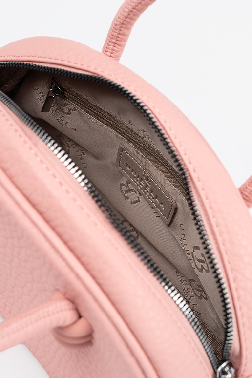 Monedero rosa con correas