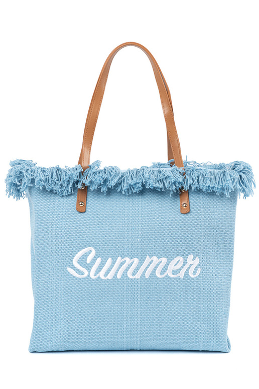 Bolso de playa con flecos "Summer"