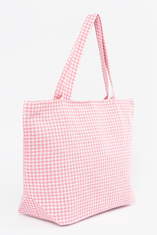 Bolso de playa con patrón a cuadros...