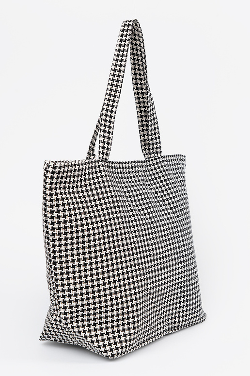 Bolso de playa con patrón a cuadros...