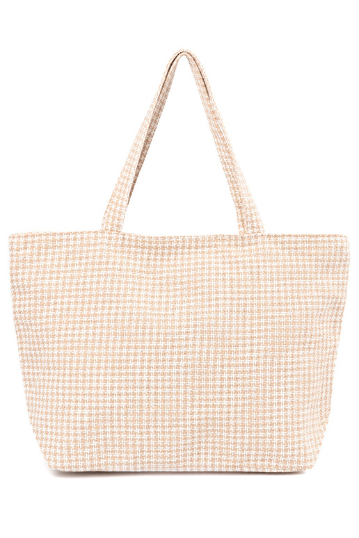 Bolso de playa con patrón a cuadros...