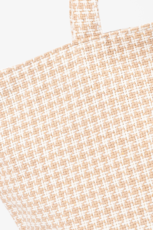 Bolso de playa con patrón a cuadros...