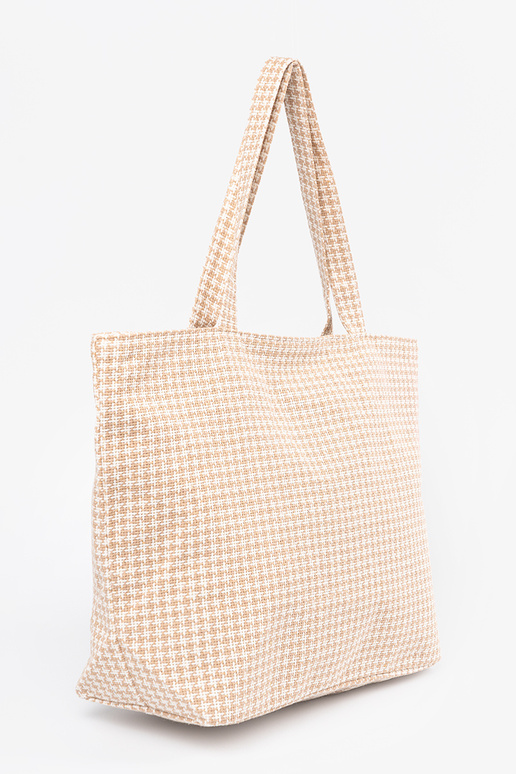 Bolso de playa con patrón a cuadros...