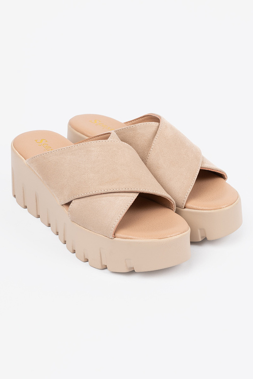 de gamuza Zapatillas mujer en una...