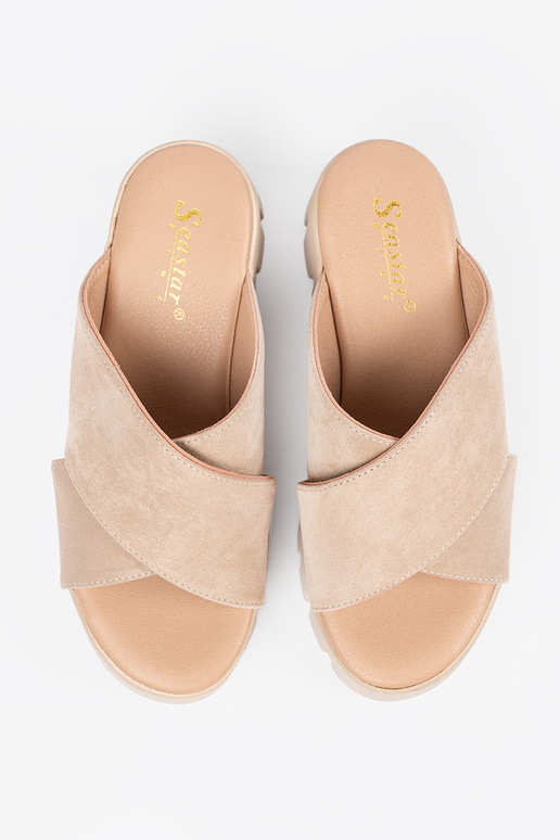 de gamuza Zapatillas mujer en una...