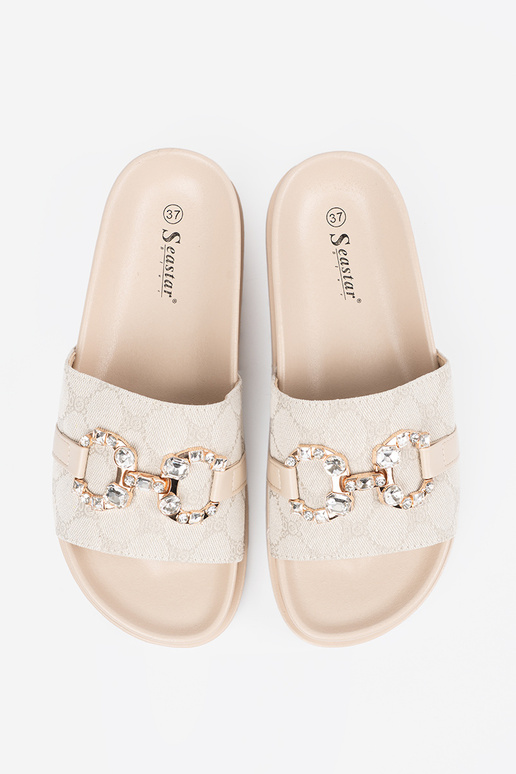 color marfil Zapatillas ze zdobieniem color marfil Zapatillas ze zdobieniem