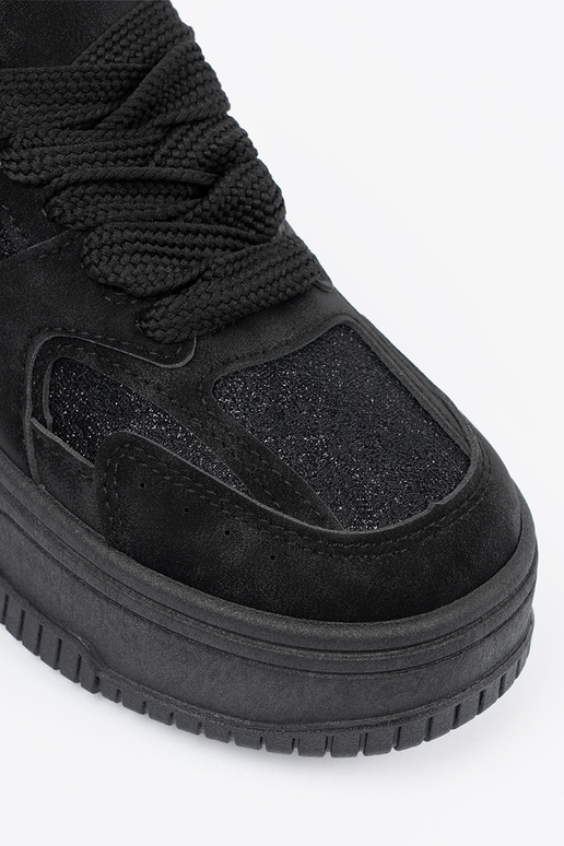 Zapatos de ocio negros para mujer con... Zapatos de ocio negros para mujer con...