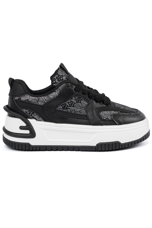 Zapatos de ocio negros-blancos para... Zapatos de ocio negros-blancos para...