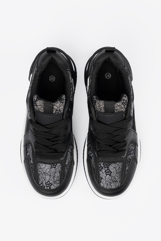 Zapatos de ocio negros-blancos para... Zapatos de ocio negros-blancos para...