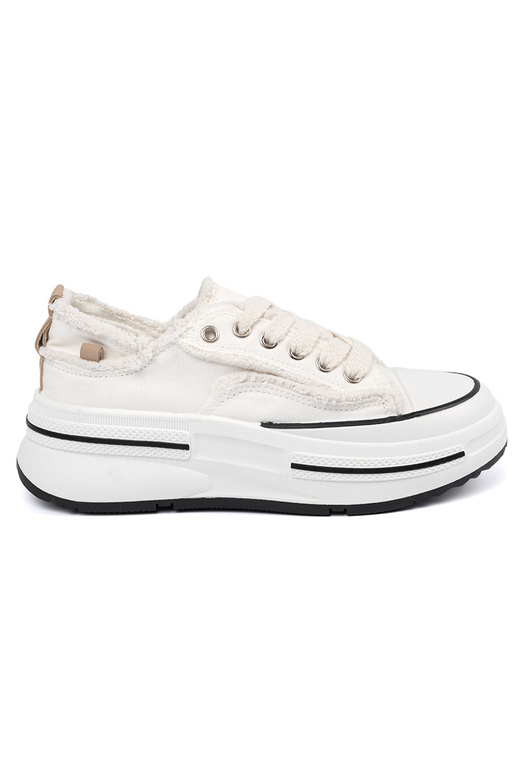 Zapatos de mujer color blanco con... Zapatos de mujer color blanco con...