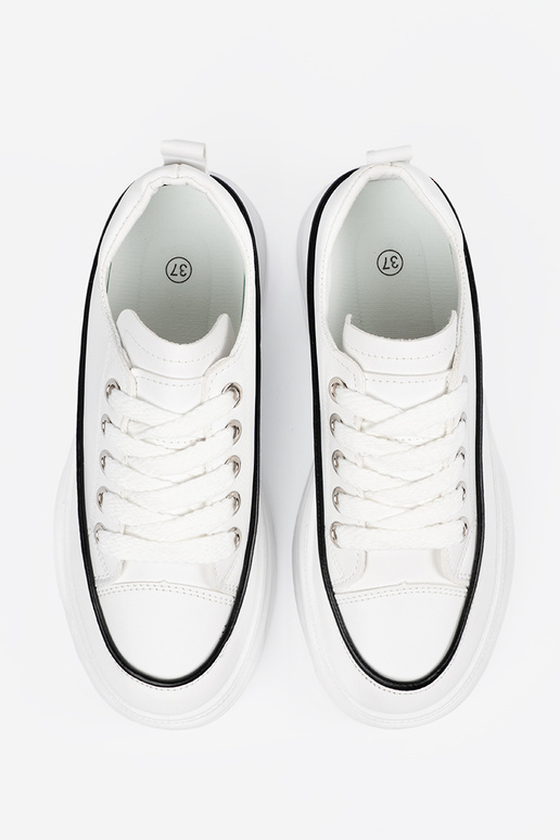 Zapatos de mujer blancos con plataforma Zapatos de mujer blancos con plataforma