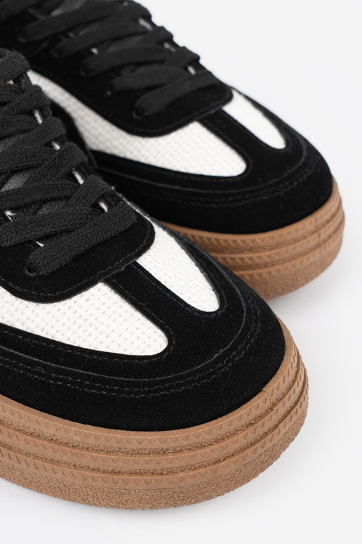 Zapatos de ocio negros para mujer con... Zapatos de ocio negros para mujer con...