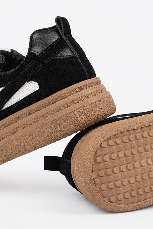 Zapatos de ocio negros para mujer con... Zapatos de ocio negros para mujer con...