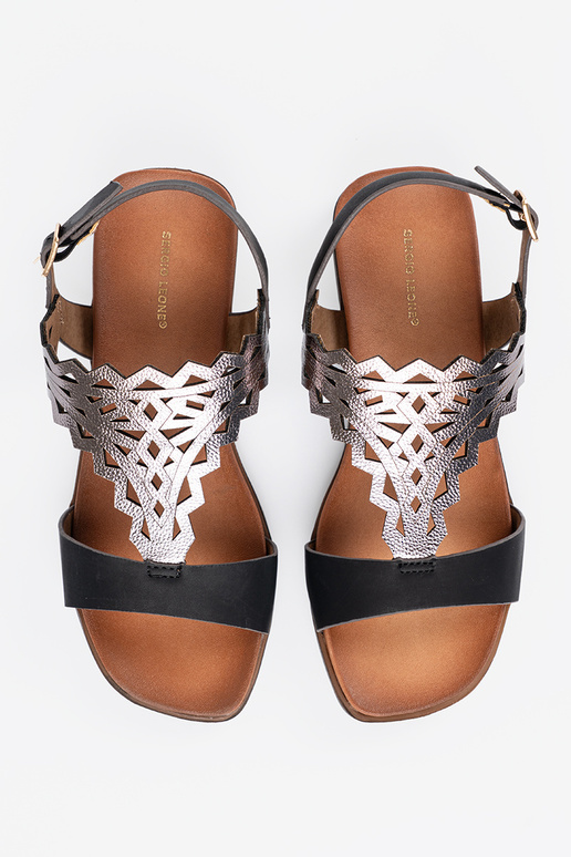 Sandalias de color marrón con suela...