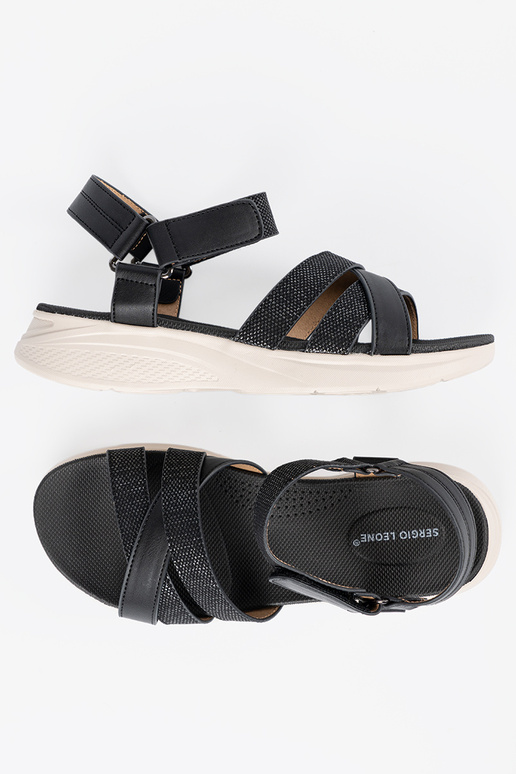 Sandalias de color marrón sobre...