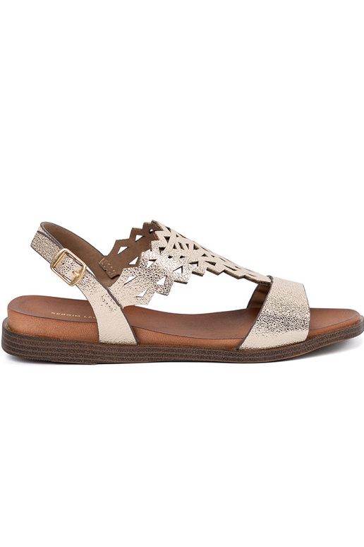 Sandalias de color marfil sobre...