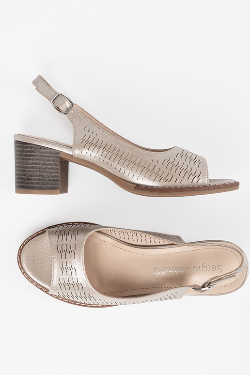 Zapatos de mujer de tacón bajo color...