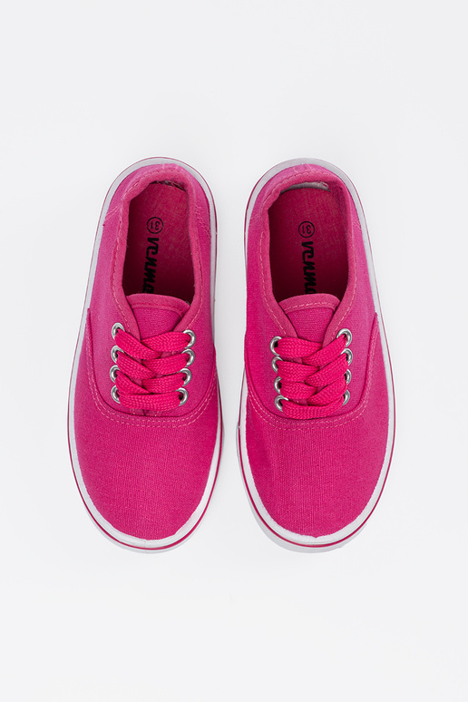 Zapatos infantiles de color rosa con...