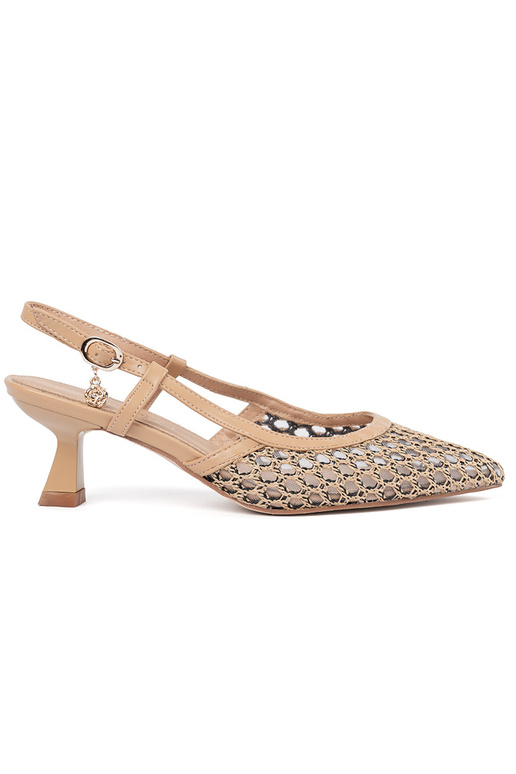 Zapatos de tacón altos calados de... Zapatos de tacón altos calados de...