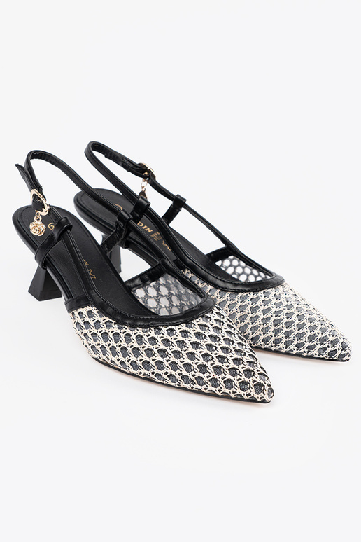 Zapatos de tacón altos calados de...