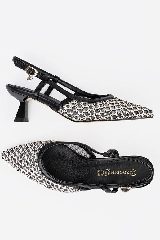 Zapatos de tacón altos calados de...