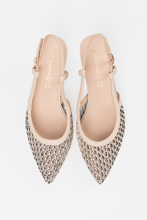 Zapatos de tacón altos calados de...