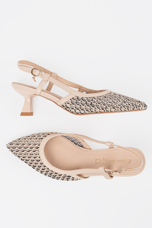 Zapatos de tacón altos calados de...