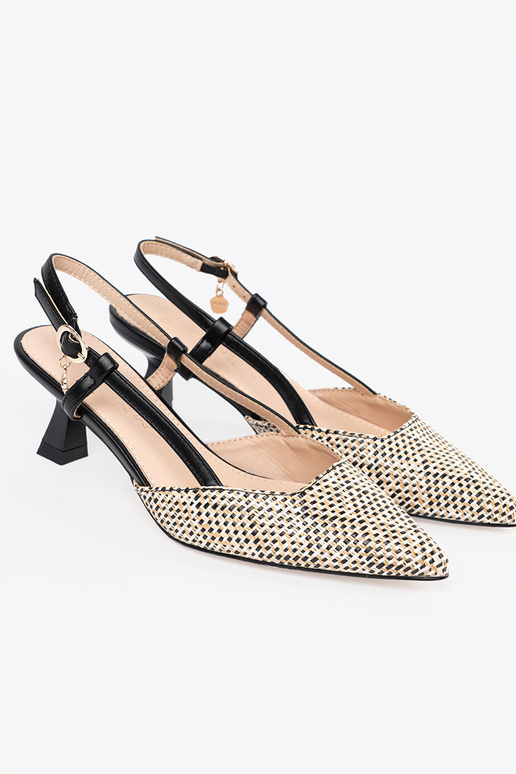 Zapatos de tacón altos trenzados de...