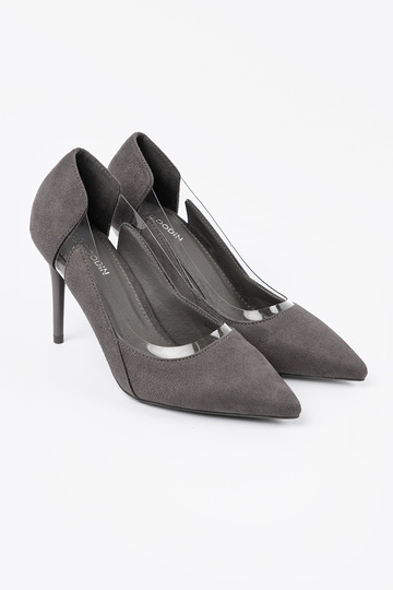 Zapatos de tacón grises de... 2