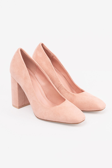 Zapatos de tacón alto rosa... 2