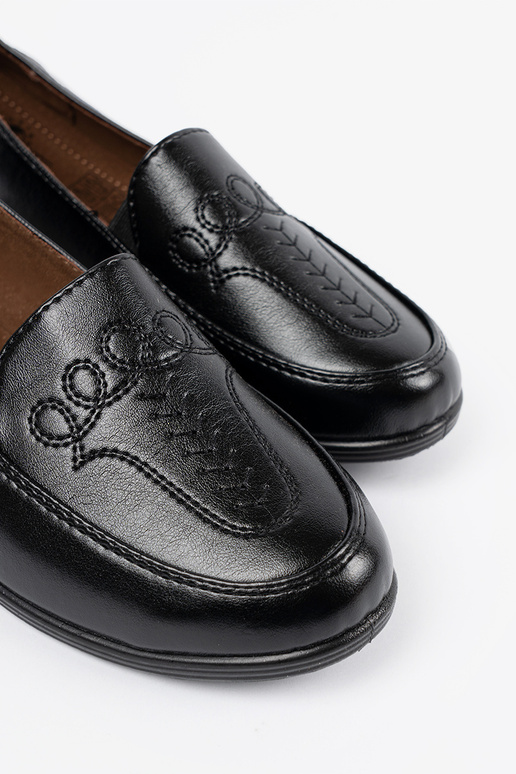 Botines de mujer con bordado decorativo