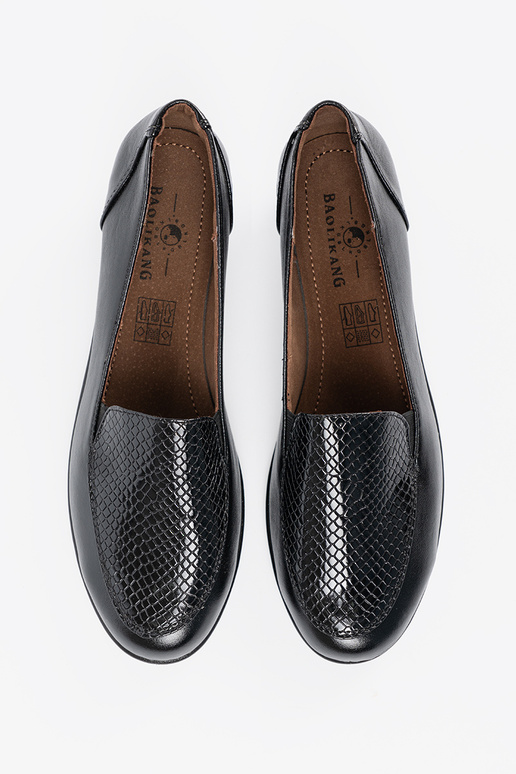 Botines de mujer con textura de cuero