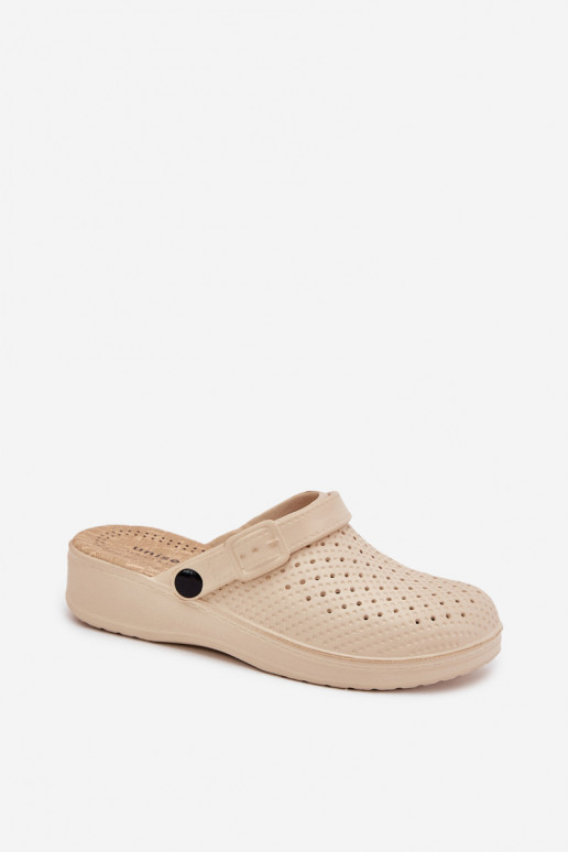 Zapatillas ligeras Zapatillas Zuecos Femenino beige Faylina