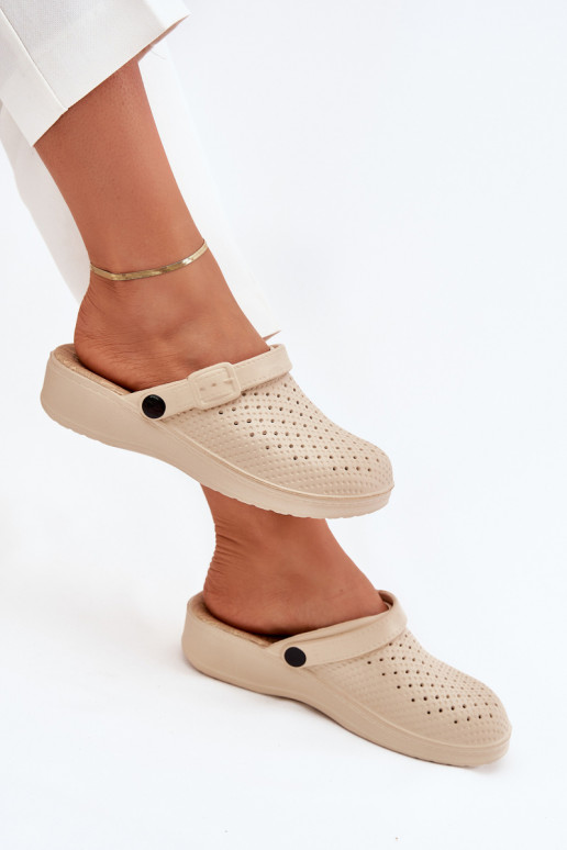 Zapatillas ligeras Zapatillas Zuecos Femenino beige Faylina