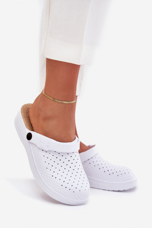 Zapatillas ligeras Zapatillas Zuecos Femenino el color blanco Faylina