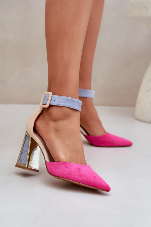 sandalias con tacones Ze Szpiczastymi Noskami color rosa Gekkaria sandalias con tacones Ze Szpiczastymi Noskami color rosa Gekkaria