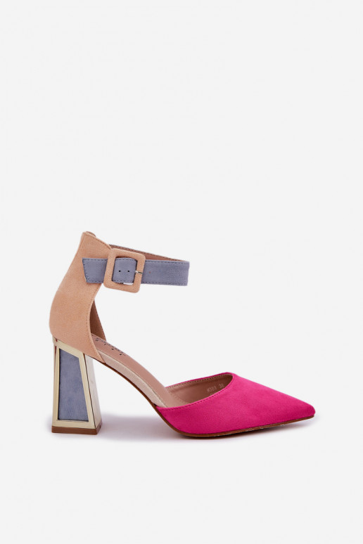 sandalias con tacones Ze Szpiczastymi Noskami color rosa Gekkaria sandalias con tacones Ze Szpiczastymi Noskami color rosa Gekkaria