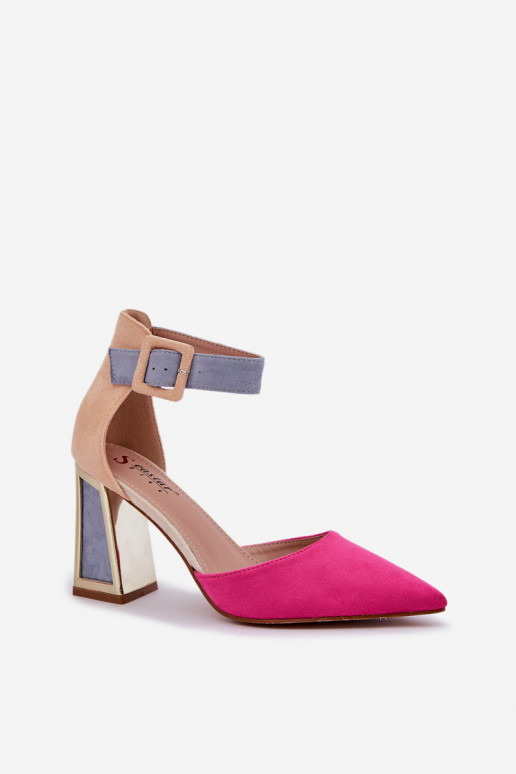 sandalias con tacones Ze Szpiczastymi Noskami color rosa Gekkaria sandalias con tacones Ze Szpiczastymi Noskami color rosa Gekkaria