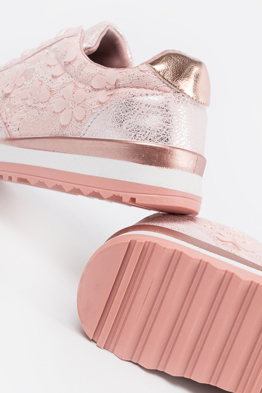 color rosa Zapatillas modelo zapatos. z kAiatoAym motyAem