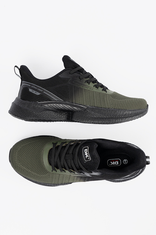 Tiene quesculino oscuro color verde zapatos deportivos