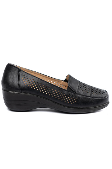 de color negro calado zapatos de mujer 2