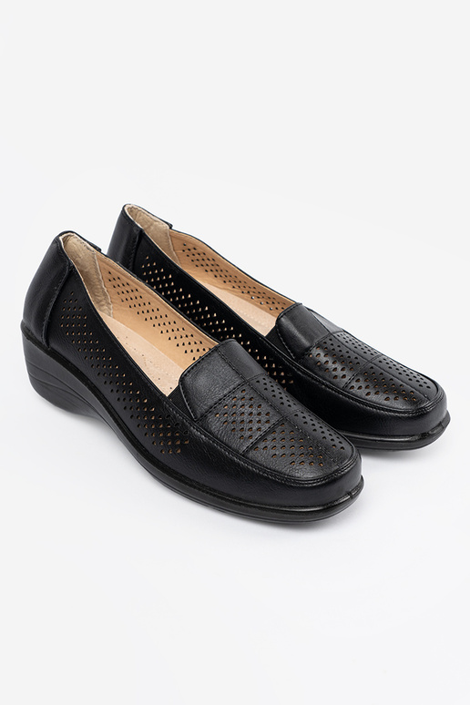 de color negro calado zapatos de mujer