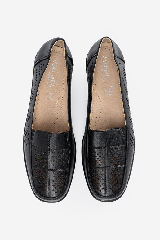 de color negro calado zapatos de mujer