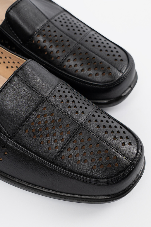 de color negro calado zapatos de mujer