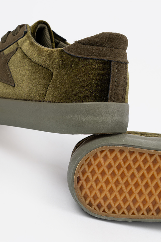 de color caqui Zapatos de mujer con un asterisco de color caqui Zapatos de mujer con un asterisco