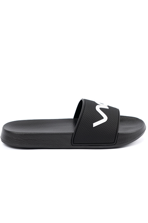 de color negro Zapatillas con una nota