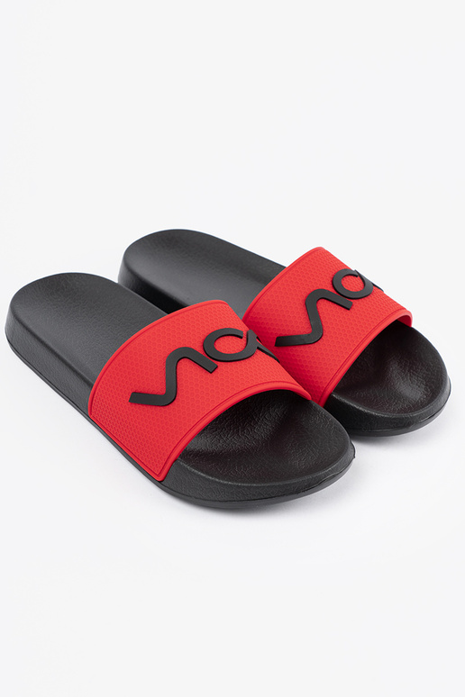 Negro y-Rojo Zapatillas con una nota
