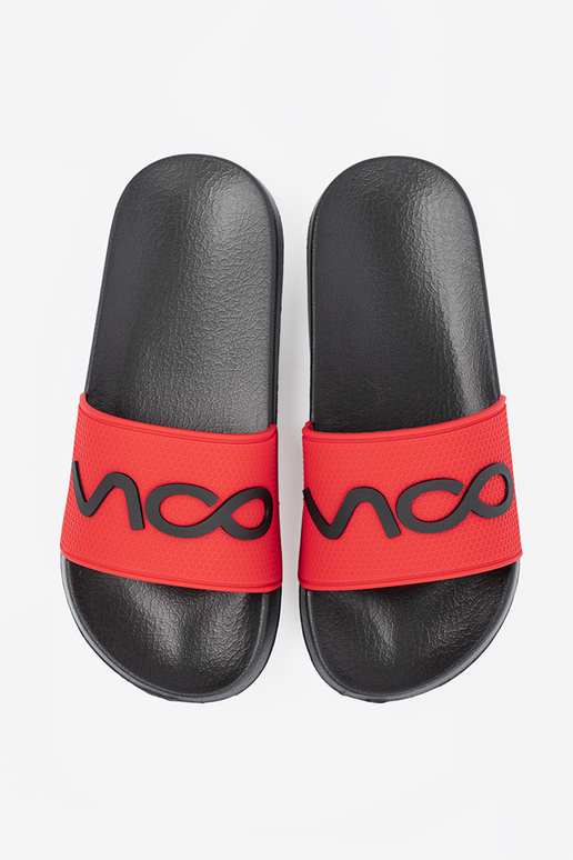 Negro y-Rojo Zapatillas con una nota